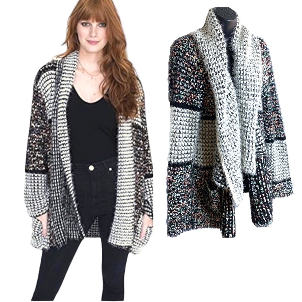 Dor Dor Couture Open Front Cardigan